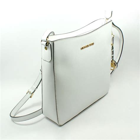 michael kors white purse small.